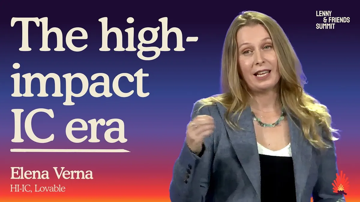 Image for “The rise of HI-ICs | Elena Verna (Lovable)”