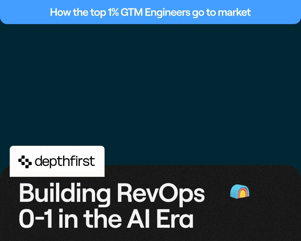 Image for “Top 1%: How depthfirst Built RevOps on Signals Before Scaling Its Sales Team”